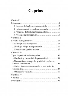 Tipuri de personalități manageriale - Pagina 1