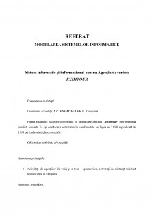 Modelarea sistemelor informatice - Pagina 1