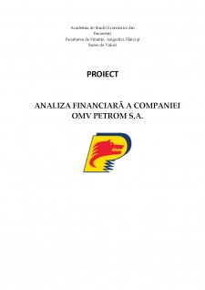 Analiza financiară a companiei OMV Petrom SA - Pagina 1