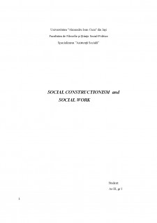 Constructionismul social și asistența socială - Pagina 1