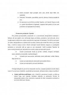 Strategii specifice de promovare a produselor agroalimentare - Studiu de caz SC Napolact SA - Pagina 4