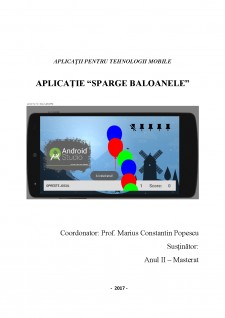 Aplicație Sparge Baloanele - Pagina 1