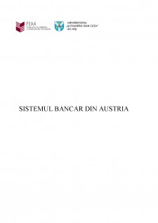 Sistemul bancar din Austria - Pagina 1