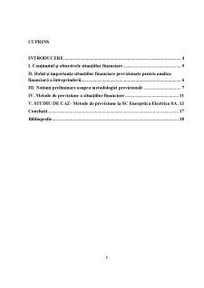 Metode de previziune a situațiilor financiare - studiu de caz la SC Energetica Electrica SA - Pagina 2