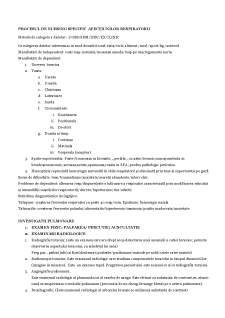 Procesul de nursing specific afecțiunilor respiratorii rezumat - Pagina 1