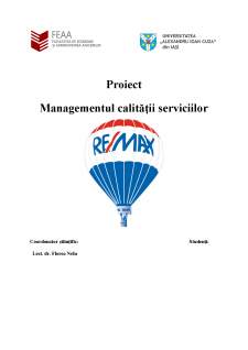 Managementul calității serviciilor - Pagina 1