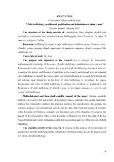 Traficul de copii - probleme de calificare și delimitare de alte infracțiuni - Pagina 4