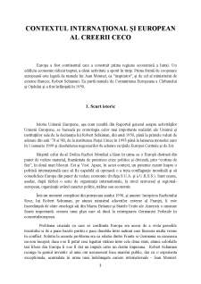 Contextul internațional și european al creerii CECO - Pagina 3