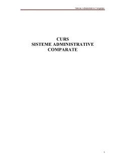Sisteme administrative comparate - Pagina 1