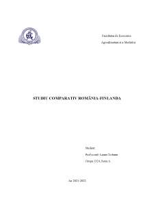 Studiu comparativ România-Finlanda - Pagina 1