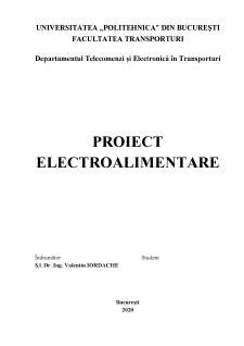 Proiect electroalimentare - Pagina 1