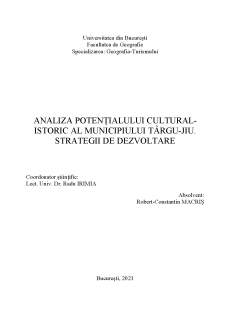 Analiza potențialului cultural-istoric al municipiului Târgu-Jiu. Strategii de dezvoltare - Pagina 2