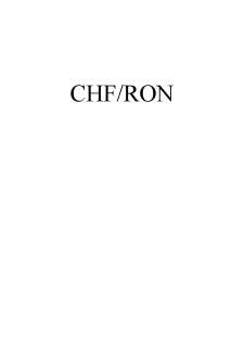 Curs de schimb CHF-RON - Pagina 1