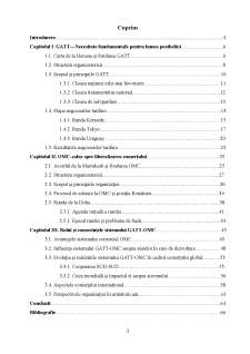 Sistemul GATT-OMC - Evoluții și consecințe - Pagina 2