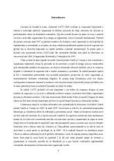 Sistemul GATT-OMC - Evoluții și consecințe - Pagina 3