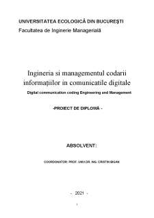 Ingineria și managementul codării informațiilor in comunicațiile digitale - Pagina 2