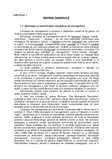 Managementul organizației școlare - Pagina 1