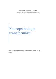 Neuropsihologia transformării - Pagina 1
