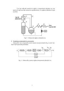 Schema tehnologică a cazanului cu abur (CET) și simularea buclelor de reglare pentru temperatura aburului viu, cu regulatoare convenționale - Pagina 5