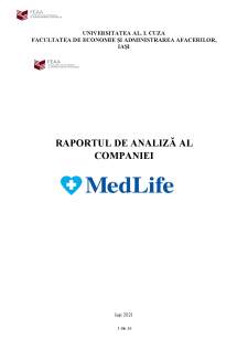 Raportul de analiză financiară al companiei Medlife - Pagina 2