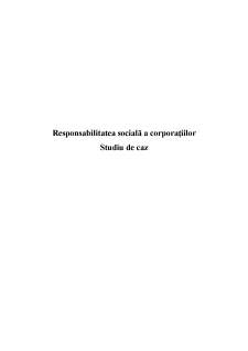 Responsabilitatea socială a corporațiilor - Pagina 1