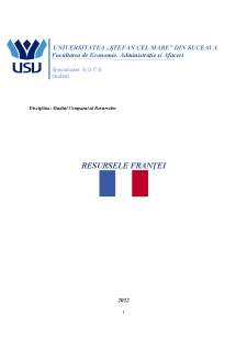 Resursele Franței - Pagina 1