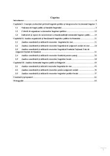 Studiu comparativ privind structura și funcționaliatea sistemului bugetar în state unitare - Pagina 3