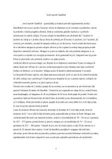 Jocul sportiv handbal - generalități și noțiuni privind regulament - Pagina 1