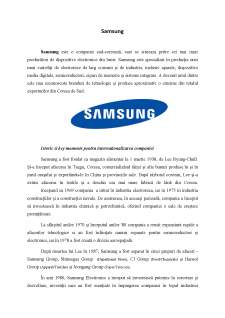 Internaționalizarea unei companii - Samsung - Pagina 2