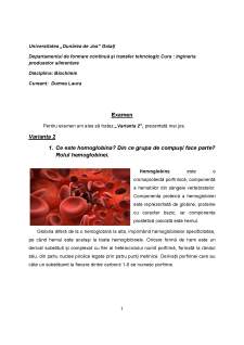 Biochimie - Pagina 1