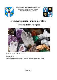 Comorile pământului - mineralele - Pagina 1