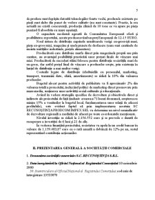 Plan de afacere SC Recunoștința Prodcom Impex SRL - Pagina 5