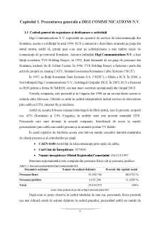Analiza surselor de finanțare ale întreprinderii DIGI COMMUNICATIONS NV - Pagina 3