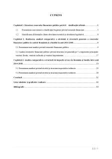 Analiza comparativă a dimensiunii și structurii resurselor financiare publice (bugetare) în România și Suedia - Pagina 2