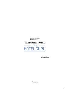 Plan de afaceri - Extindere hotel The Hotel Guru - Pagina 1