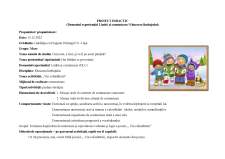 Proiect didactic Educarea Limbajului - Pagina 1