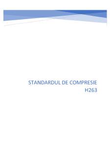 Standardul de compresie H263 - Pagina 1