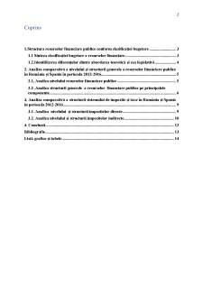 Analiza comparativă a dimensiunii și structurii resurselor financiare publice (bugetare) în România și Spania - Pagina 2