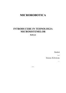 Introducere în tehnologia microsistemelor - Pagina 1