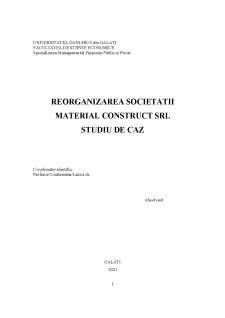 Reorganizarea societății Material Construct SRL - Pagina 1