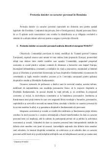 Protecția datelor cu caracter personal în România - Pagina 2