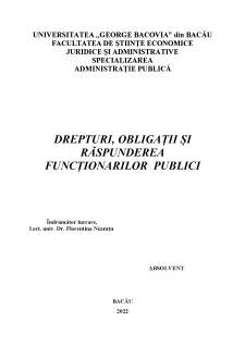 Drepturi, obligații și răspunderea funcționarilor publici - Pagina 2