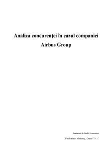 Analiza concurenței în cazul companiei Airbus Group - Pagina 1