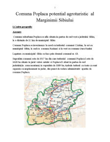 Comuna Poplaca - potențial agroturistic al mărginimii Sibiului - Pagina 2