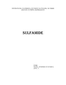 Sulfamide - Pagina 1