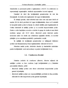 Organizarea si Conducerea Gestiunii Bugetare la o Institutie de Invatamant - Liceul Garabet Ibraileanu - Iasi - Pagina 4