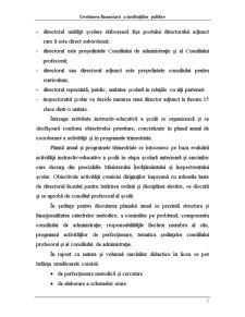 Organizarea si Conducerea Gestiunii Bugetare la o Institutie de Invatamant - Liceul Garabet Ibraileanu - Iasi - Pagina 5