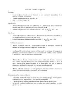 Matematică specială - Pagina 1