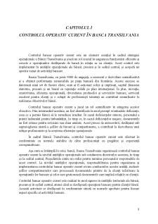 Etapele metodologiei controlului financiar operativ curent pe cazul Banca Transilvania - Pagina 3
