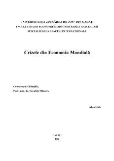 Crizele din Economia Mondială - Pagina 2